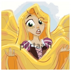 Maalaa numeroilla EVEE-rapunzel-0006