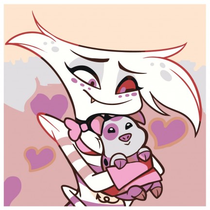 Maalaa numeroilla EVEE-hazbin-0023