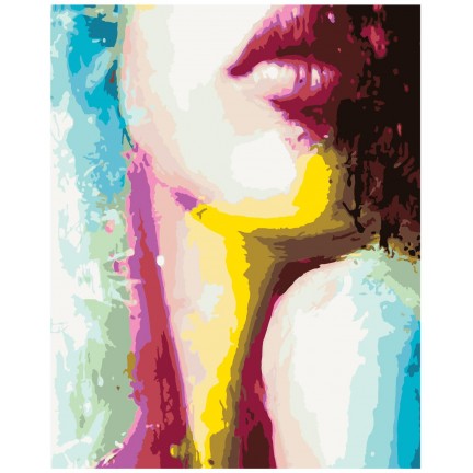 Maalaa numeroilla KTMK-abstractwoman