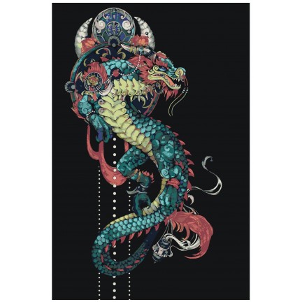 Maalaa numeroilla NA-dragon